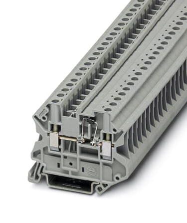 PHOENIX CONTACT DIN Rail Mount UT 4-MTD-DIO/R-L DIN RAIL TB, DIODE, 2WAY, 10AWG PHOENIX CONTACT 3241242 UT 4-MTD-DIO/R-L