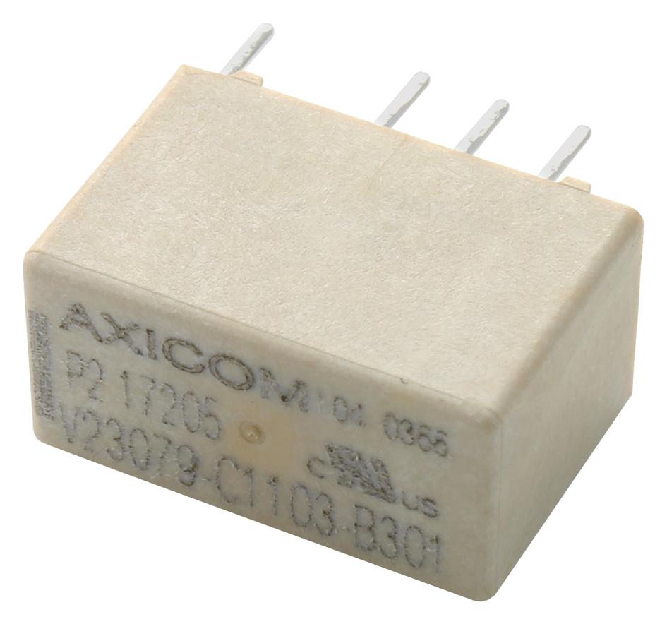 AXICOM - TE CONNECTIVITY Signal V23079C1103B301.. SIGNAL RELAY, DPDT, 2A, 250VAC, TH AXICOM - TE CONNECTIVITY 2748103 V23079C1103B301..