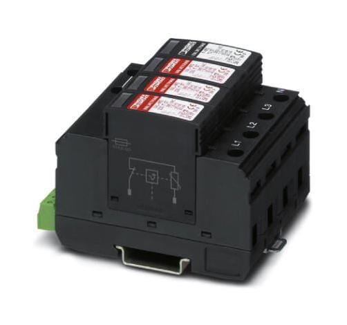 PHOENIX CONTACT Data Line / Mains Surge Protectors VAL-MS 230IT/3+1-FM SURGE PROTECTOR, 40KA, 230V PHOENIX CONTACT 3252734 VAL-MS 230IT/3+1-FM
