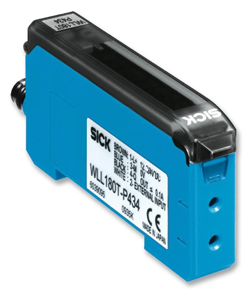 SICK Distance WLL180T-P434 SENSOR, FIBRE OPTIC, PNP, M8 SICK 2311026 WLL180T-P434