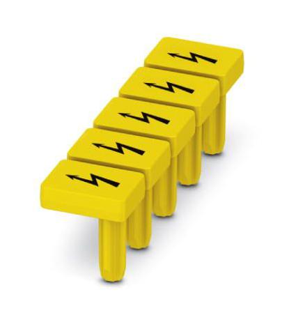 PHOENIX CONTACT Terminal Block Markers WS PT 2,5 WARNING LBL, FLASH, 5.2MM, YEL/BLK, TB PHOENIX CONTACT 3242915 WS PT 2,5