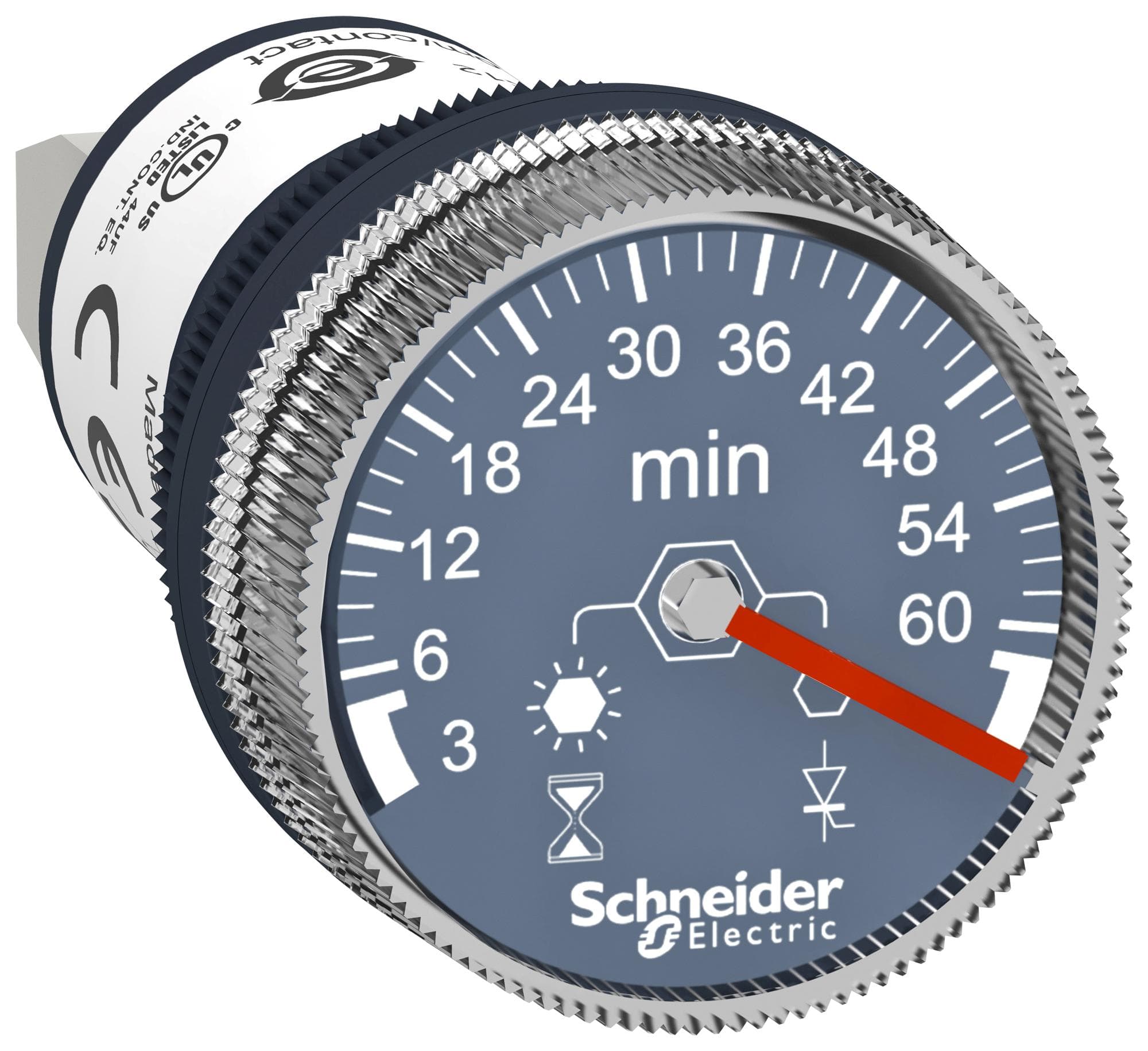 SCHNEIDER ELECTRIC Analogue Timers XB5DTGM5 MONO FUNCTION TIMER, 0.5-10MIN, PANEL SCHNEIDER ELECTRIC 2780410 XB5DTGM5