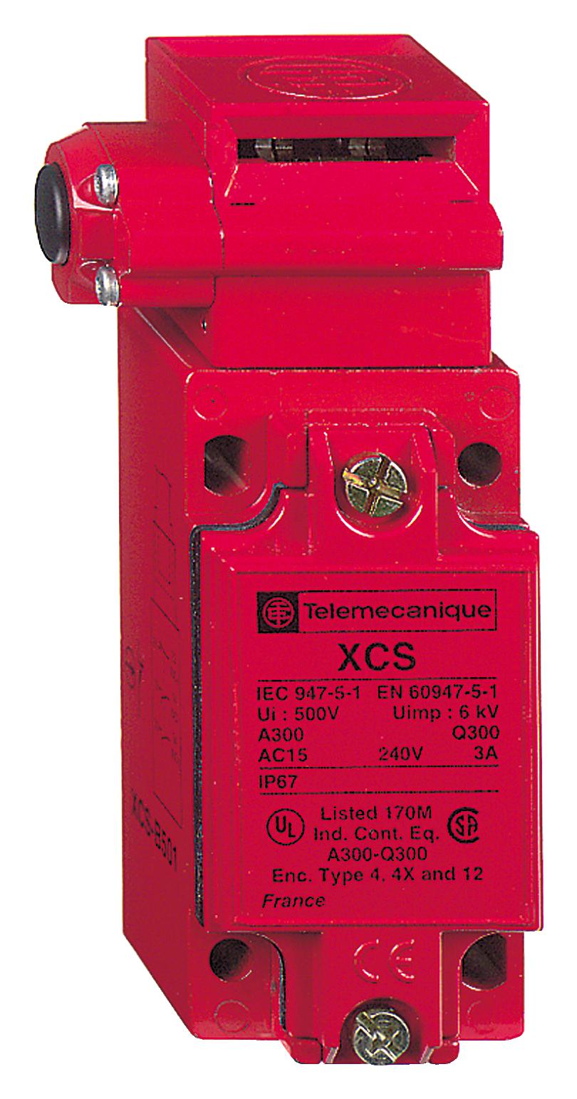 TELEMECANIQUE SENSORS Safety interlock XCSB712 SAFETY SWITCH, DPST-NC/SPST-NO, 6A, 120V TELEMECANIQUE SENSORS 3130585 XCSB712