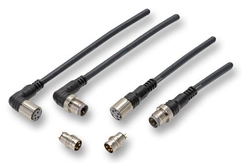 OMRON Sensor Cable Assemblies XS3F-M421-405-A SENSOR CABLE,4POS M8 RCPT-FREE END, 5M OMRON 2576045 XS3F-M421-405-A