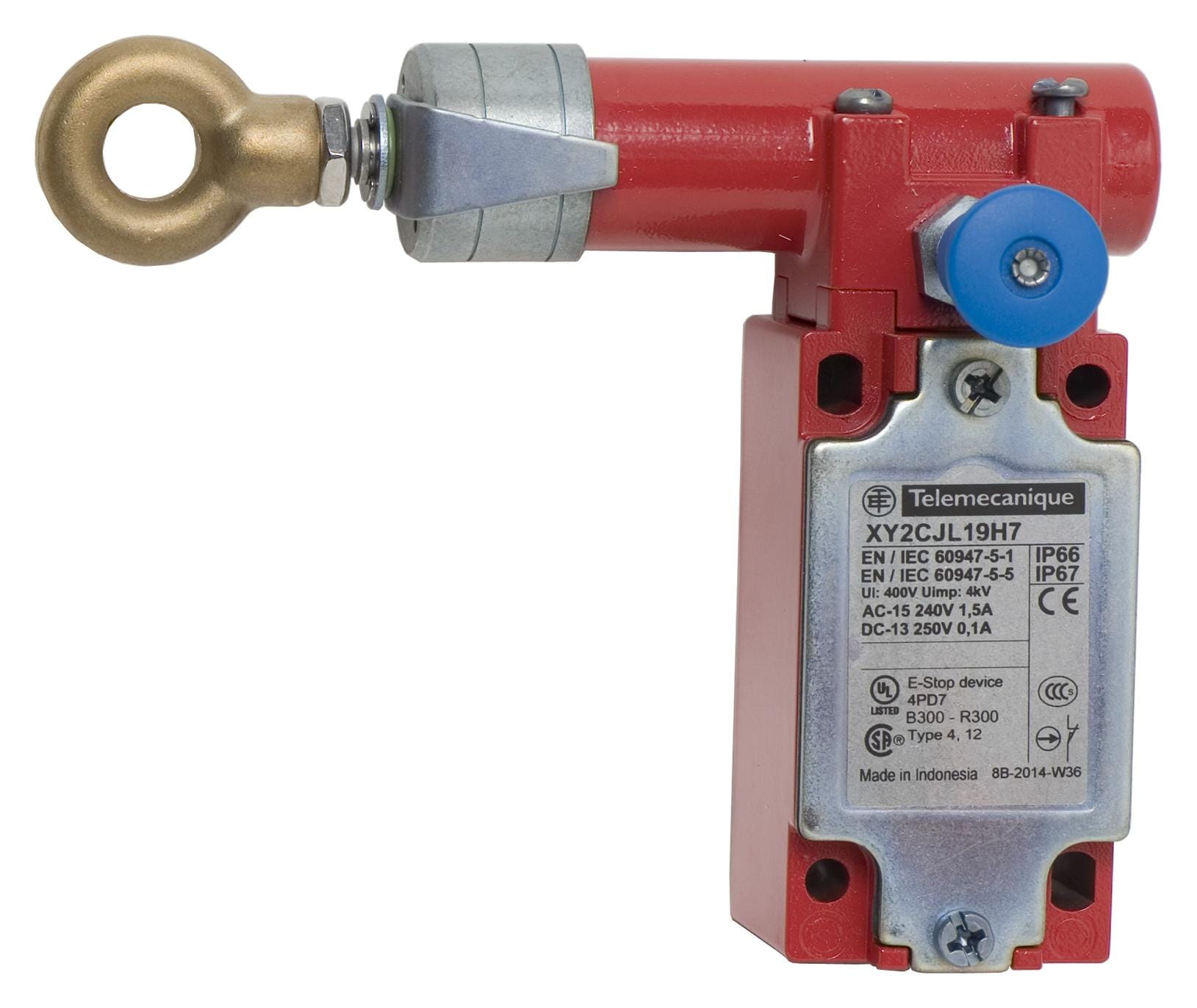 TELEMECANIQUE SENSORS Grabwire XY2CJL19H7 GRABWIRE SWITCH, DPST/SPST, 1.5A, 240V TELEMECANIQUE SENSORS 3130369 XY2CJL19H7