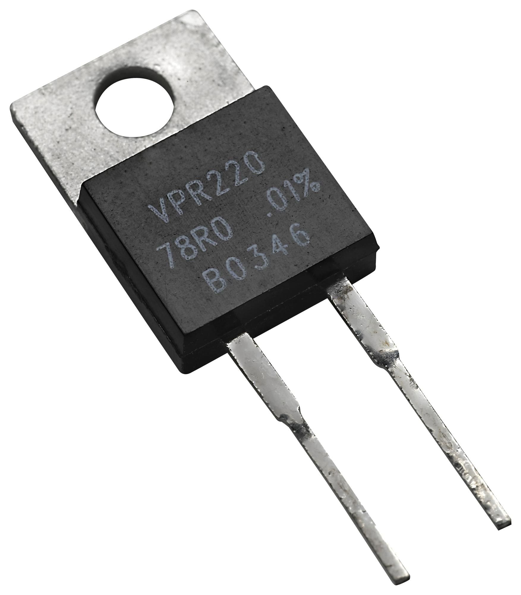 VISHAY FOIL RESISTORS Through Hole Resistors Y09265R00000Q9L RES, 5R, 0.02%, 8W, TO-220, METAL FOIL VISHAY FOIL RESISTORS 2820503 Y09265R00000Q9L