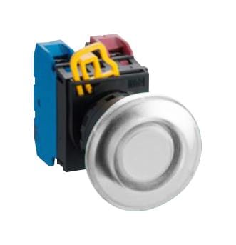 IDEC illuminated YW1L-M4E10QM3PW PB SWITCH, SPST-NO, 240VAC, SCREW, WHITE IDEC 2833782 YW1L-M4E10QM3PW