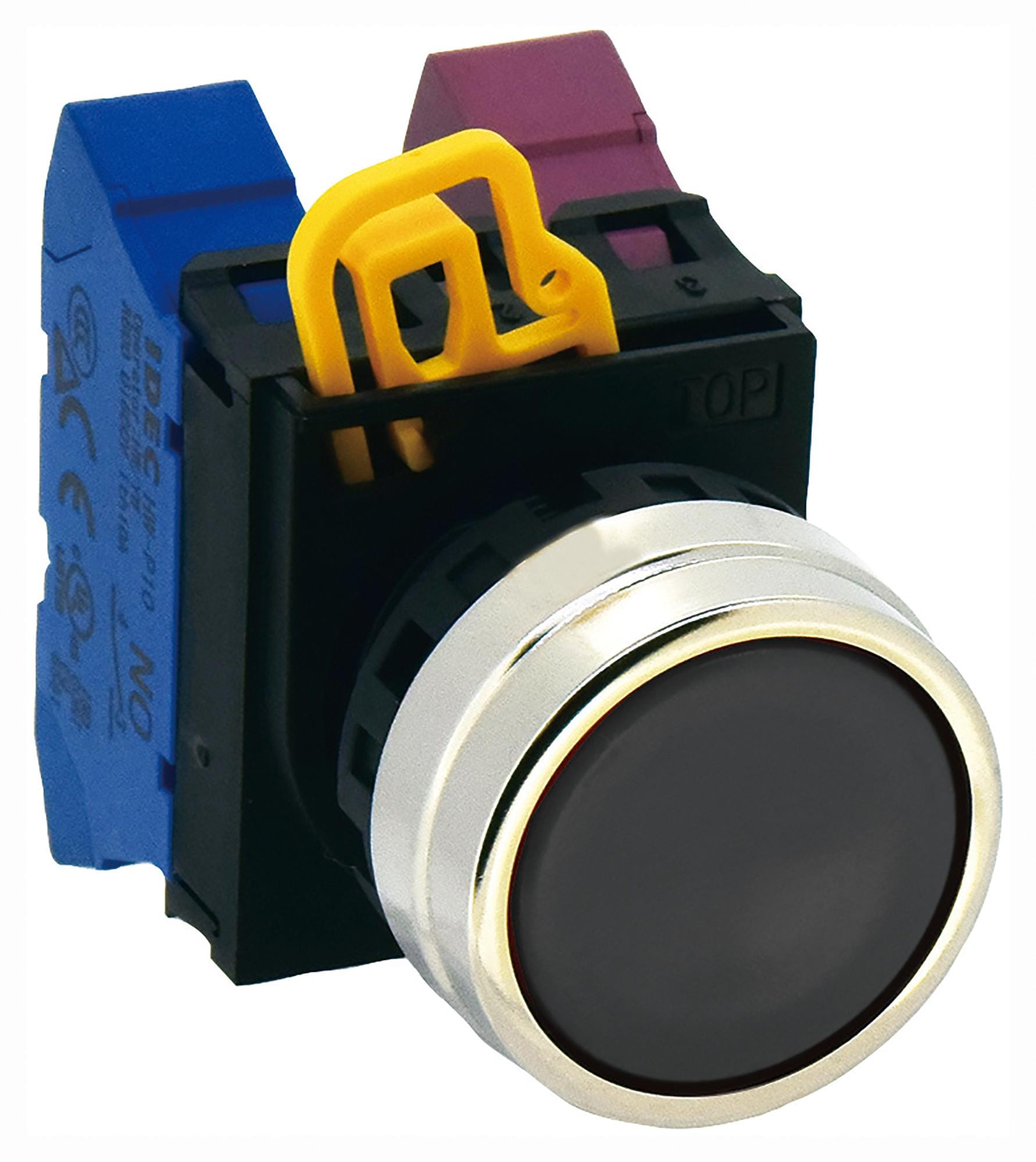 IDEC Actuators YW4B-M1B ACTUATOR, PUSHBUTTON SWITCH/METAL, BLACK IDEC 3771000 YW4B-M1B