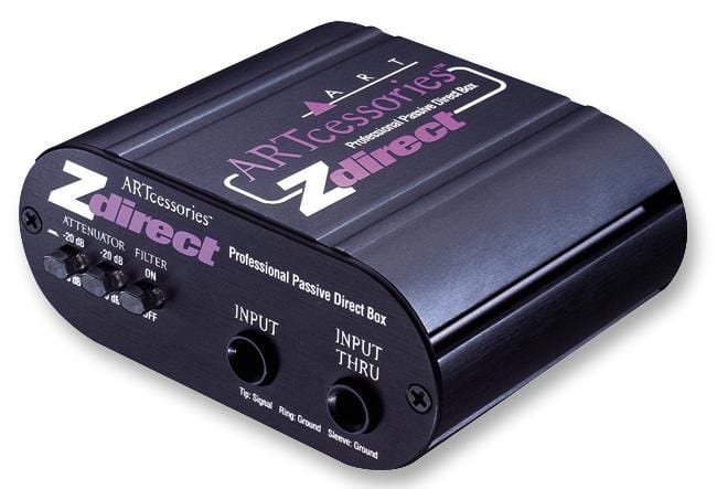ART Signal Conditioning Z-DIRECT DI BOX, PASSIVE, Z-DIRECT ART 3760879 Z-DIRECT