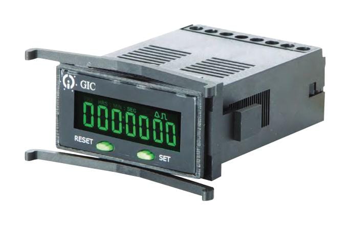 GIC Timers Z2301N0G1FT00 HOUR METER/COUNTER, 7 DIGIT, MOSFET O/P GIC 2811527 Z2301N0G1FT00