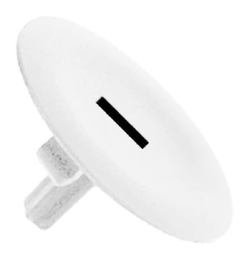 SCHNEIDER ELECTRIC Caps ZBA131 SWITCH CAP, WHITE, PUSH BUTTON SCHNEIDER ELECTRIC 3114770 ZBA131