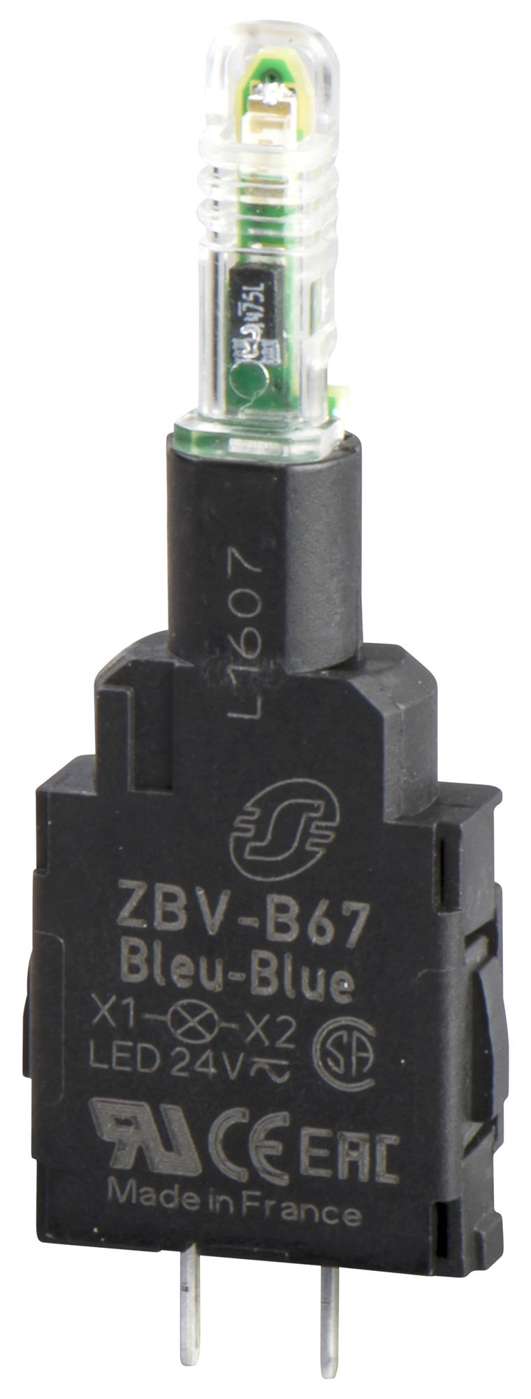 SCHNEIDER ELECTRIC Lamps ZBVB17 LIGHT BLOCK, CTRL & SIGNALING UNIT, WHT SCHNEIDER ELECTRIC 3115043 ZBVB17