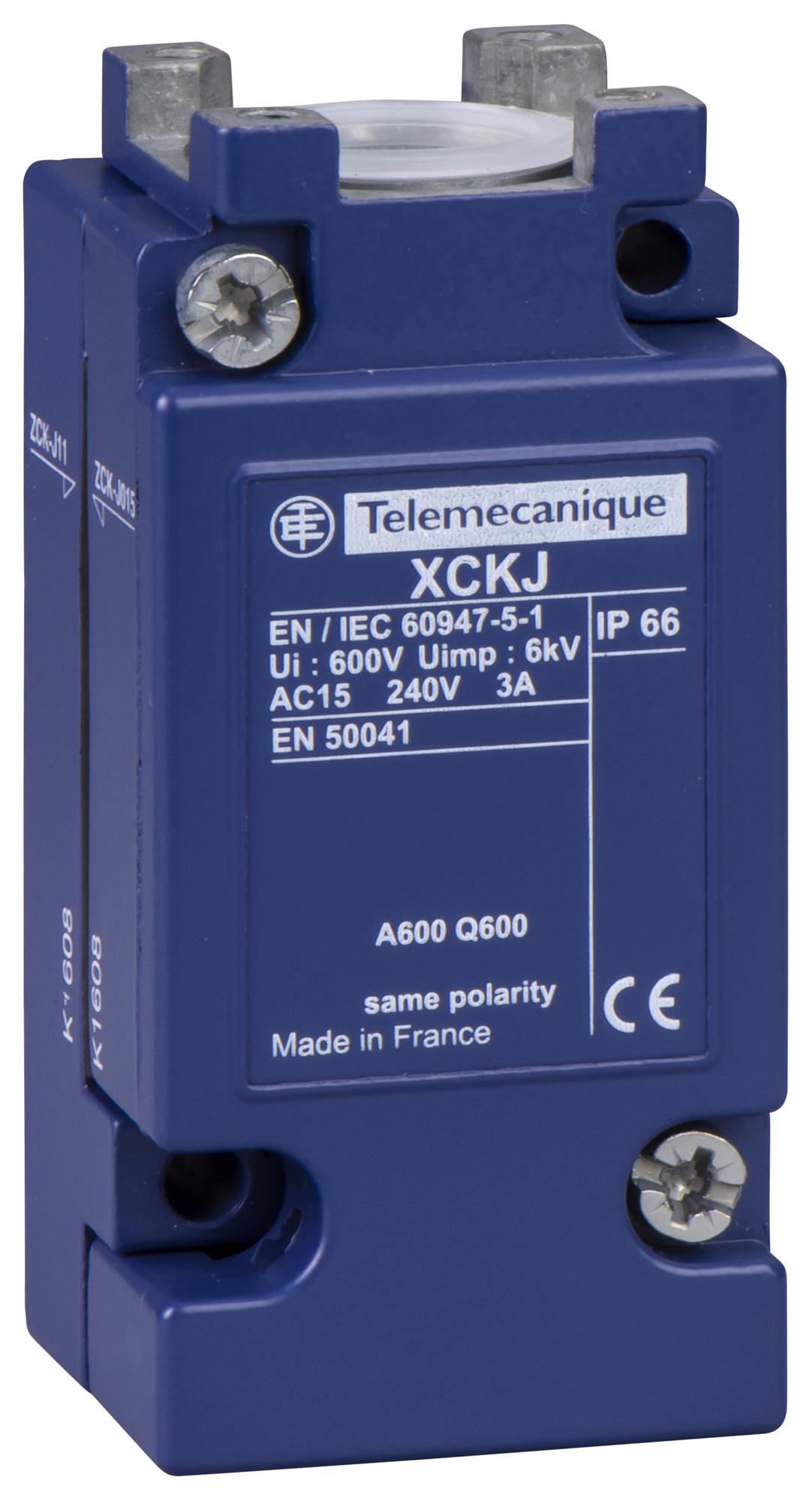 SCHNEIDER ELECTRIC Bodies ZCKJ21 LIMIT SWITCH BODY, DPDT, SCREW CLAMP SCHNEIDER ELECTRIC 3114640 ZCKJ21