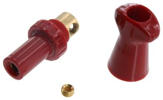 PS100GR. - TEST PLUG, SOCKET-PLUG, 100A, RED - SUPERIOR ELECTRIC