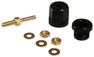 RP25GB. - TEST RECEPTACLE, PIN-RECEPTACLE, 25A, WW, BLACK - SUPERIOR ELECTRIC