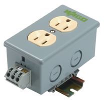 51017543 - PWR ENTRY CONN, 20 A, 120 V, DIN, OUTLET - WAGO