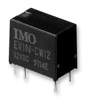 EV1N-C-WL-12VDC - Signal Relay, 12 VDC, SPDT, 1 A, EV1N, Through Hole, DC Sensitive - IMO PRECISION CONTROLS