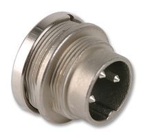C091 31W003 1002 - Circular Connector, C091D Series, Panel Mount Receptacle, 3 Contacts, Solder Pin, Metal Body - AMPHENOL SINE/TUCHEL