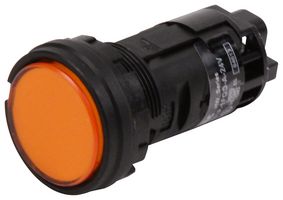 HW1P-1FQD-A-24V - PANEL MOUNT INDICATOR, LED, 22MM, AMBER, 24V - IDEC