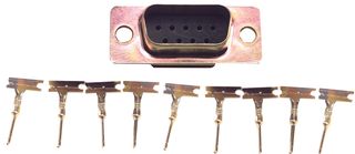 SPC15389 - D SUB CONNECTOR, STANDARD, 9 POSITION, PLUG - MULTICOMP