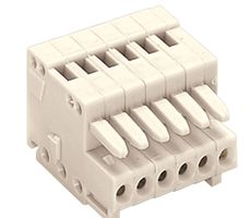 0733-0102 - TERMINAL BLOCK PLUGGABLE, 2 POSITION, 28-20AWG - WAGO