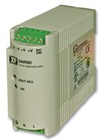 DNR60US05 - AC/DC DIN Rail Power Supply (PSU), ITE, 1 Output, 50 W, 5 VDC, 10 A - XP POWER