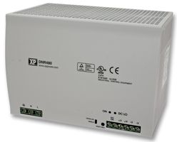 DNR480PS48-I - AC/DC DIN Rail Power Supply (PSU), ITE, 1 Output, 480 W, 48 VDC, 10 A - XP POWER
