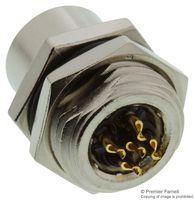 1838891-3. - Sensor Connector, M12, Female, 5 Positions, Solder Socket, Straight Panel Mount - TE CONNECTIVITY