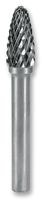 116050 - Tip, Deburring Tool, Tungsten Carbide, Cross Tooth, Shape F Ball Nose, 3mm - RUKO
