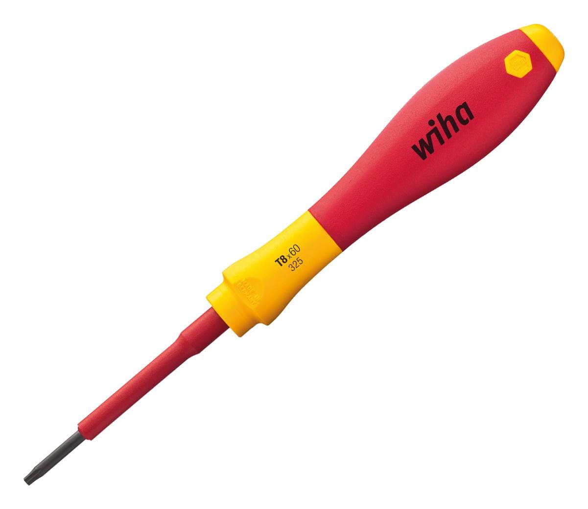 WIHA Torx 03761 SCREWDRIVER, TORX, T6, 60MM, 164MM WIHA 3288023 03761