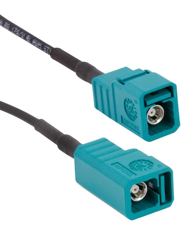 AMPHENOL RF RF - Coaxial 095FJZFJZSHM100 RF COAX CABLE, FAKRA JACK-JACK, 1M AMPHENOL RF 3649517 095FJZFJZSHM100
