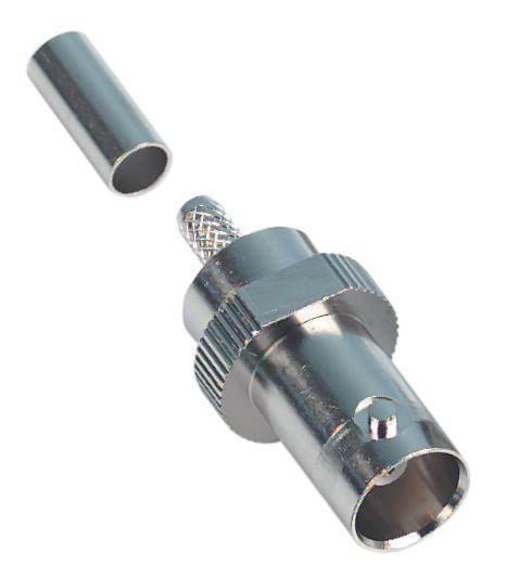 R141237000 RF COAXIAL, BNC, STRAIGHT JACK, 50OHM RADIALL