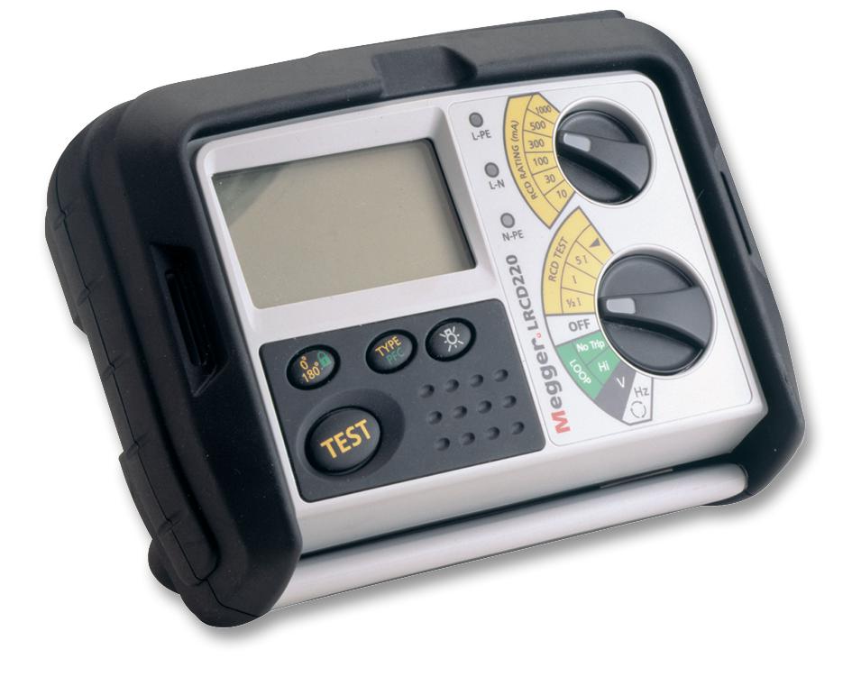 LRCD220 TESTER, LOOP+RCD MEGGER
