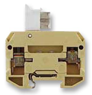 041276 SAKR TERMINAL BLOCK, DIN RAIL, 2POS, 12AWG WEIDMULLER