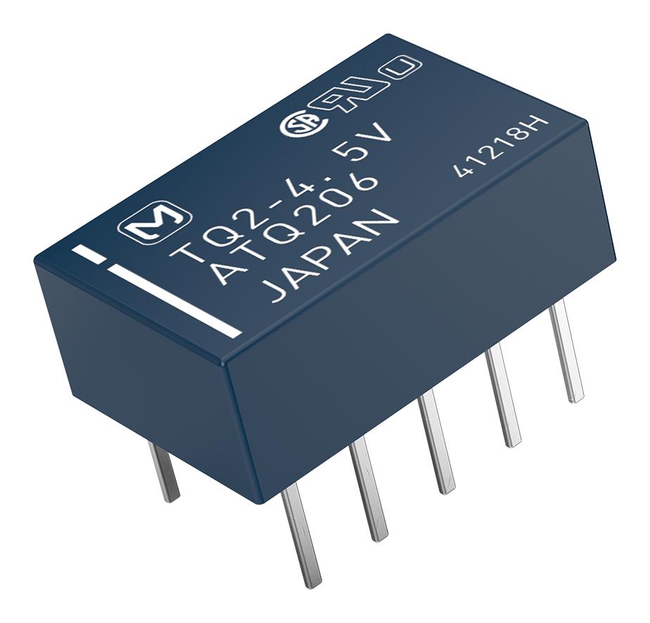 TQ2-L-5V RELAY, SIGNAL, DPDT, 30VDC, 1A PANASONIC