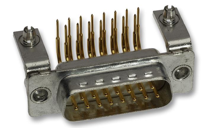 09641247232 PLUG, D, FILTERED, PCB, R/A, 9WAY HARTING