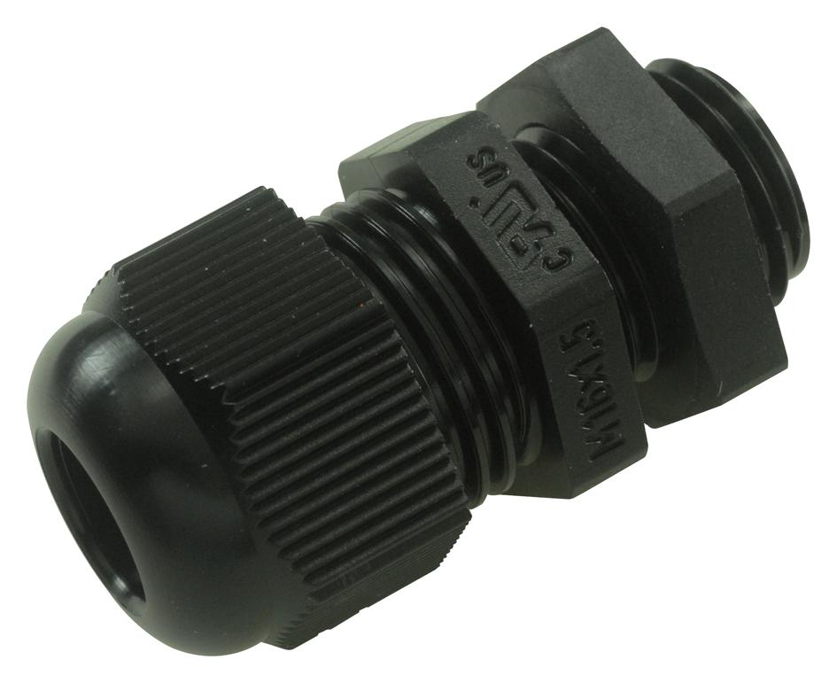 50011M16PASW-F CABLE GLAND, PA, 10MM, M16, BLACK JACOB