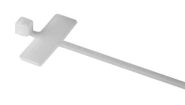 111-81821 CABLE TIE, 100MM, PA, NATURAL, PK100 HELLERMANNTYTON