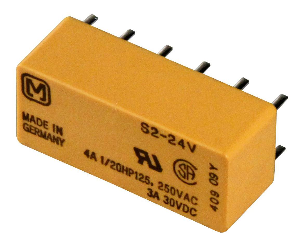 S2-DC24V RELAY, 2NO, 2NC, 250VAC, 30VDC, 4A PANASONIC