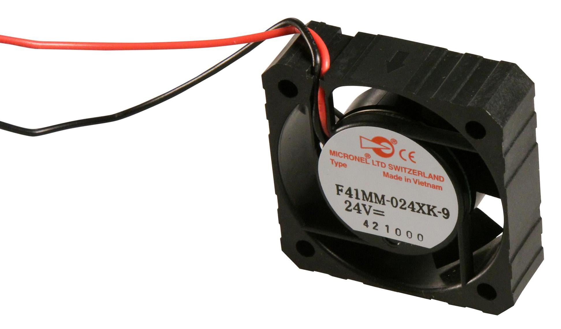 F41MM-024XK-9 FAN, 40MM, 24VDC MICRONEL