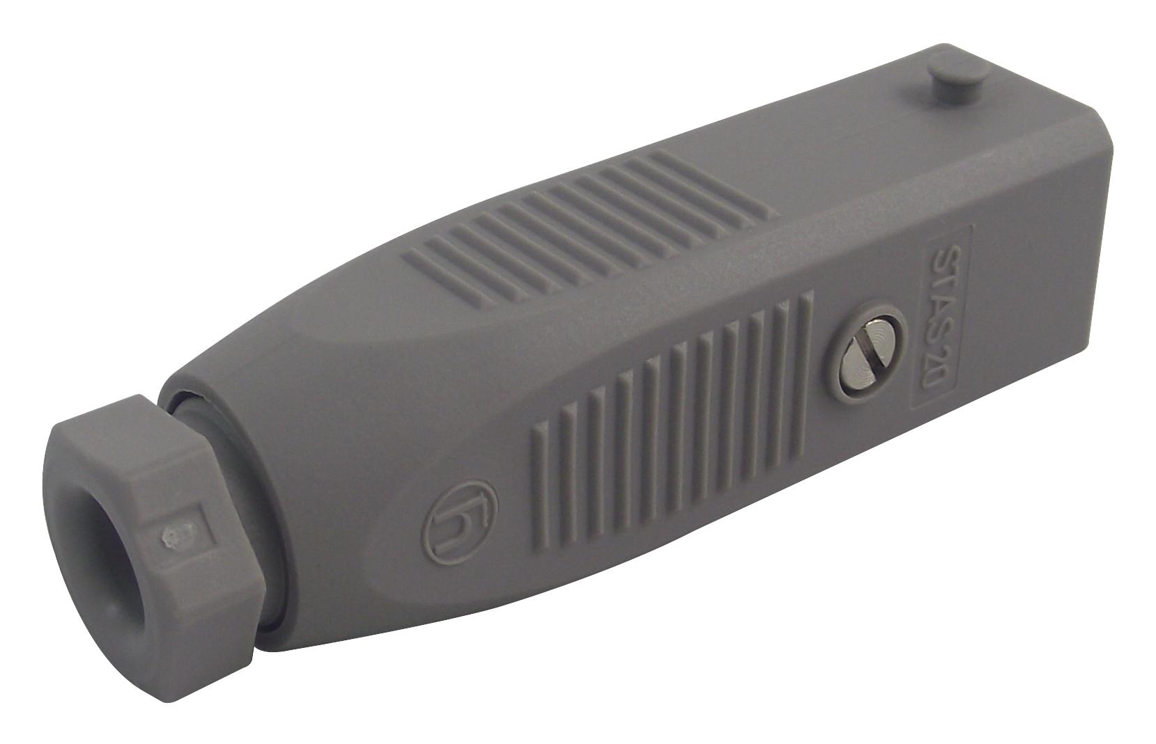 STAS20 RECTANGULAR, PLUG, 2+PE WAY, CABLE HIRSCHMANN