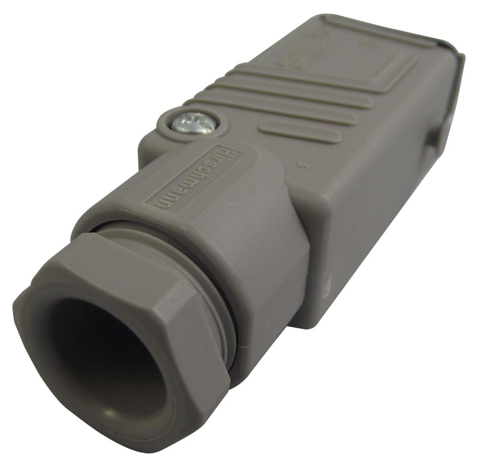 STAK3N RECTANGULAR, RECEPTACLE, 3+PE WAY, SCREW HIRSCHMANN