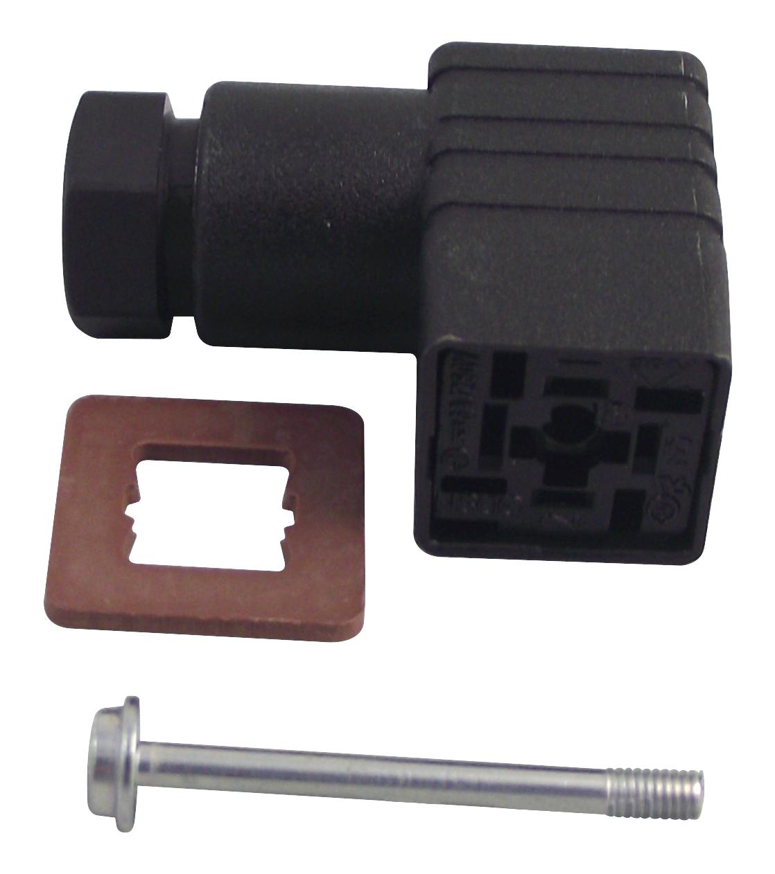 GDSN307.BLACK RECTANGULAR, PLUG, 3+PE WAY, SCREW, PG 7 HIRSCHMANN