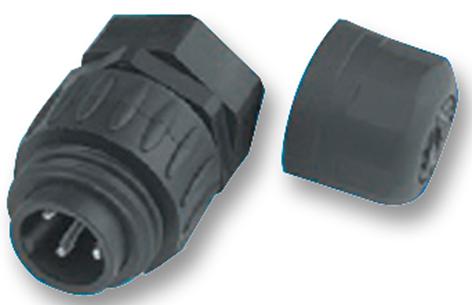 C016 30H006 210 10 PLUG, FREE, SOLDER, AU, 6P+E WAY AMPHENOL SINE/TUCHEL