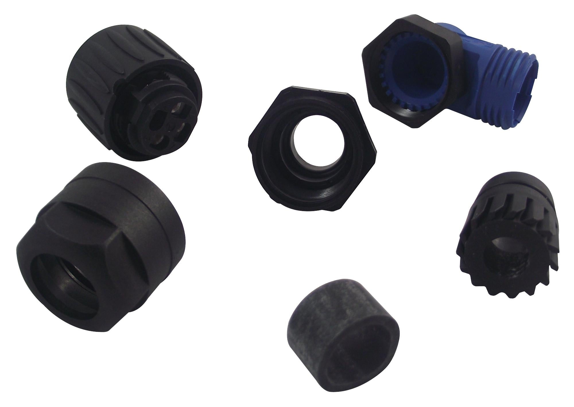 C016 20F003 100 10.. SOCKET, FREE, 90DEG, SCREW, 3P+E WAY AMPHENOL SINE/TUCHEL