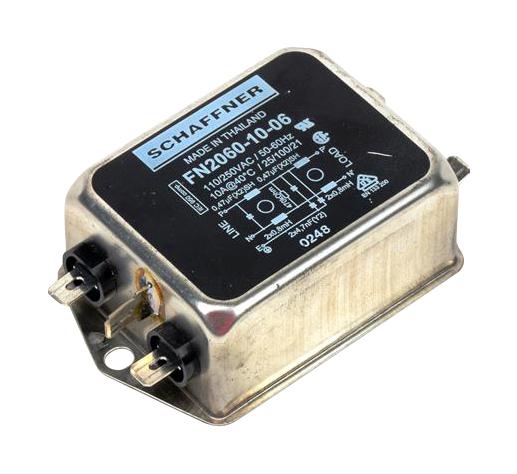 FN2060-10-06 FILTER, 10A, MULTI STAGE, CHASSIS SCHAFFNER