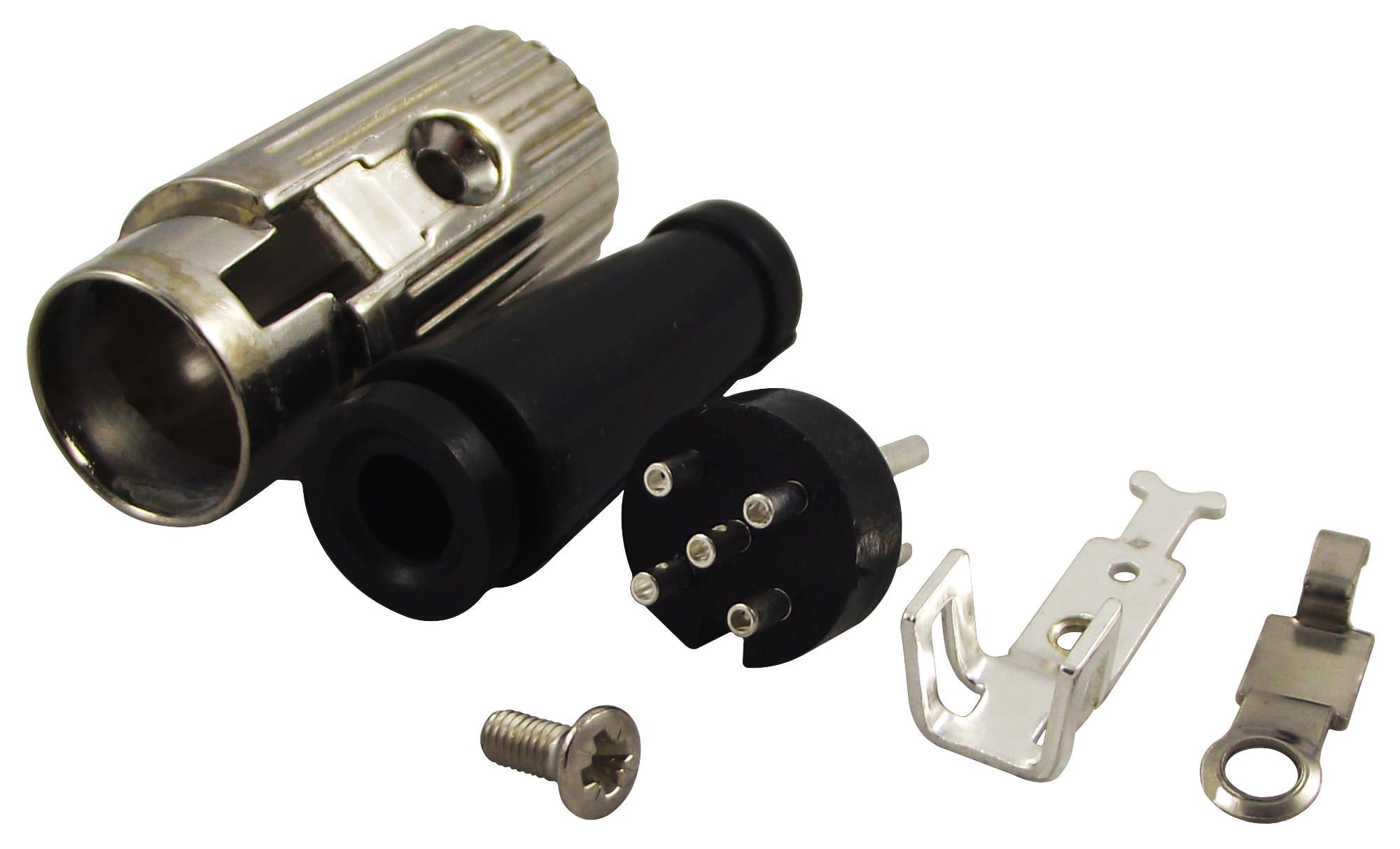 590-0520 PLUG, DIN, LOCKING, DOMINO DELTRON COMPONENTS