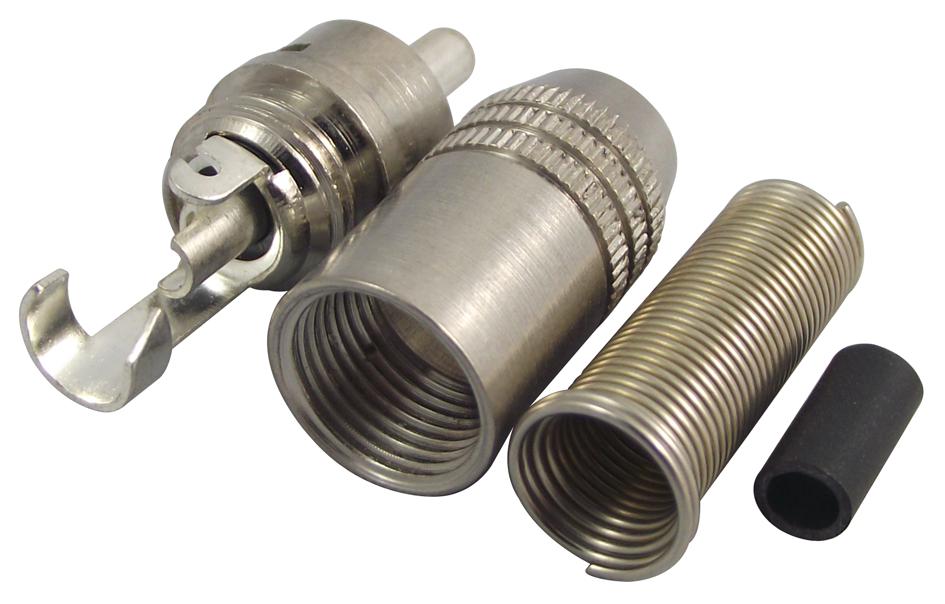 333-0000 PLUG, PHONO, SOLID PIN, NICKEL DELTRON COMPONENTS