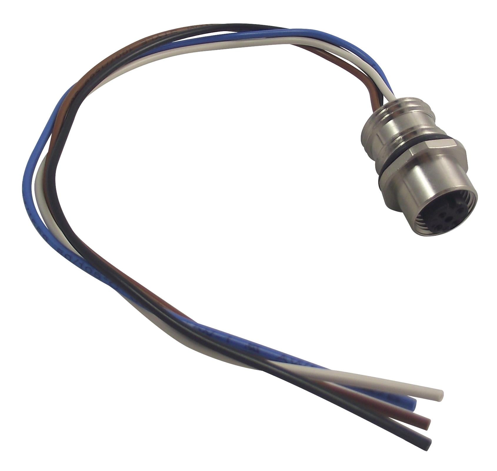 ELKE 412 PG9P SOCKET, PANEL, M12, 4WAY HIRSCHMANN