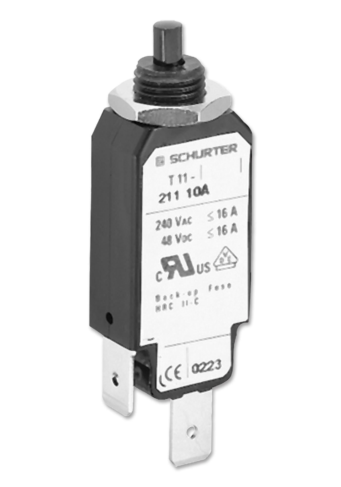 T11 211 4A CIRCUIT BREAKER, 4A, T11 SCHURTER